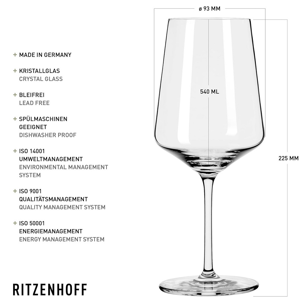 Ritzenhoff Lichtweiß Julie Rotweinglas 6er Set