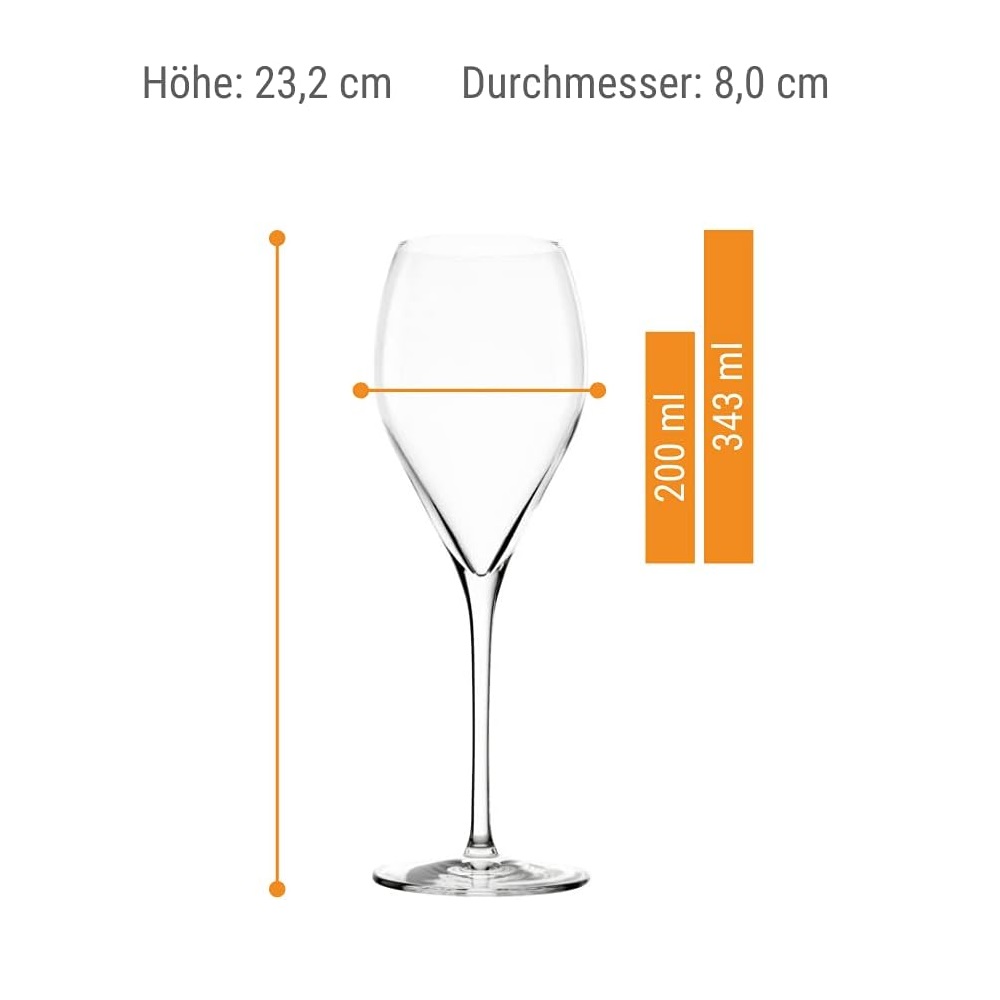 Stölzle Lausitz Prestige Champagnerkelch 6er Set