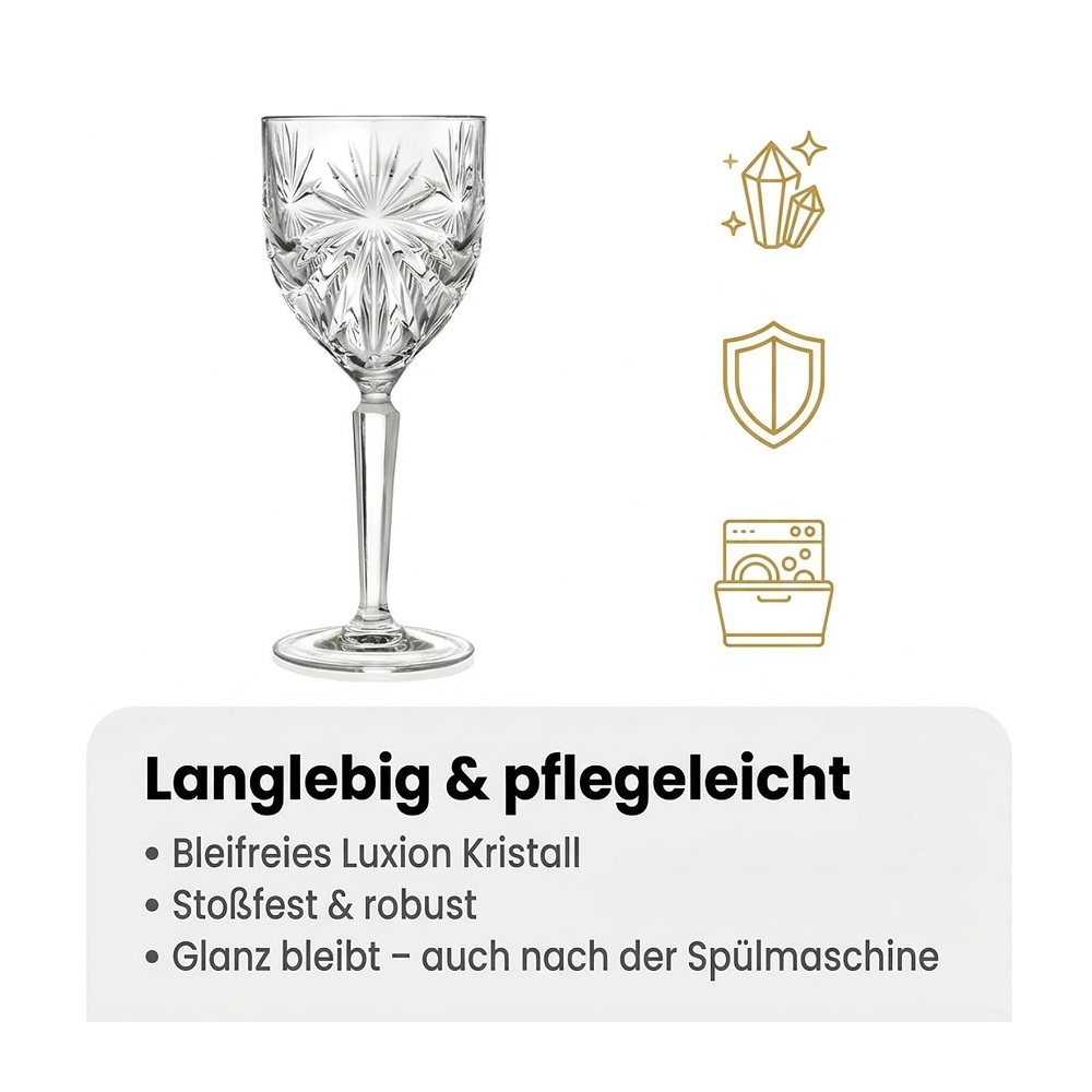 Der-Porzellan-Laden by RCR Oasis Goblet -2 230 ml 6er Set