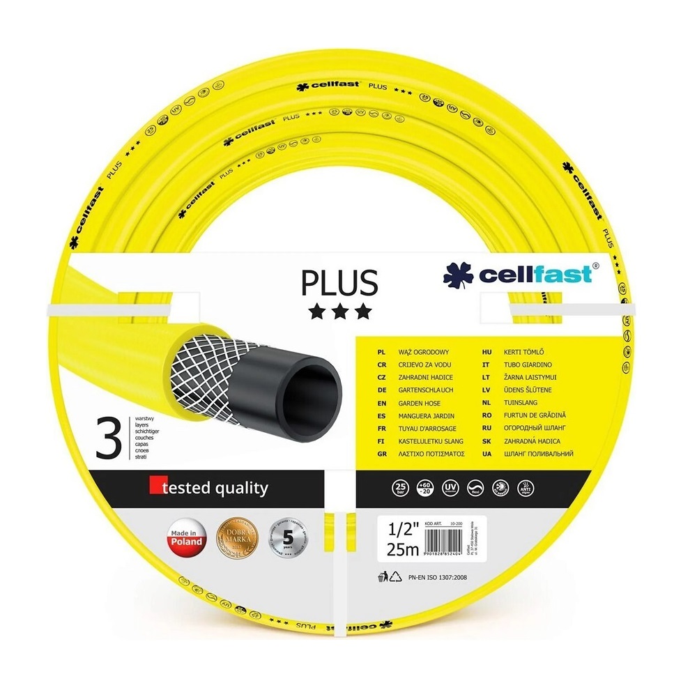 Cellfast Gartenschlauch PLUS 1/2" 25 m