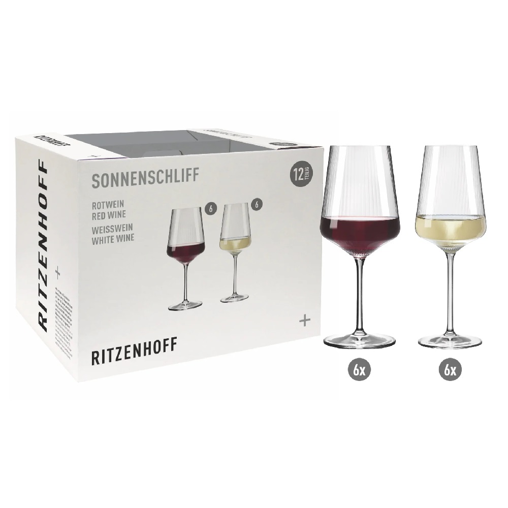 Ritzenhoff Sonnenschliff Weinglas 12er-Set H24