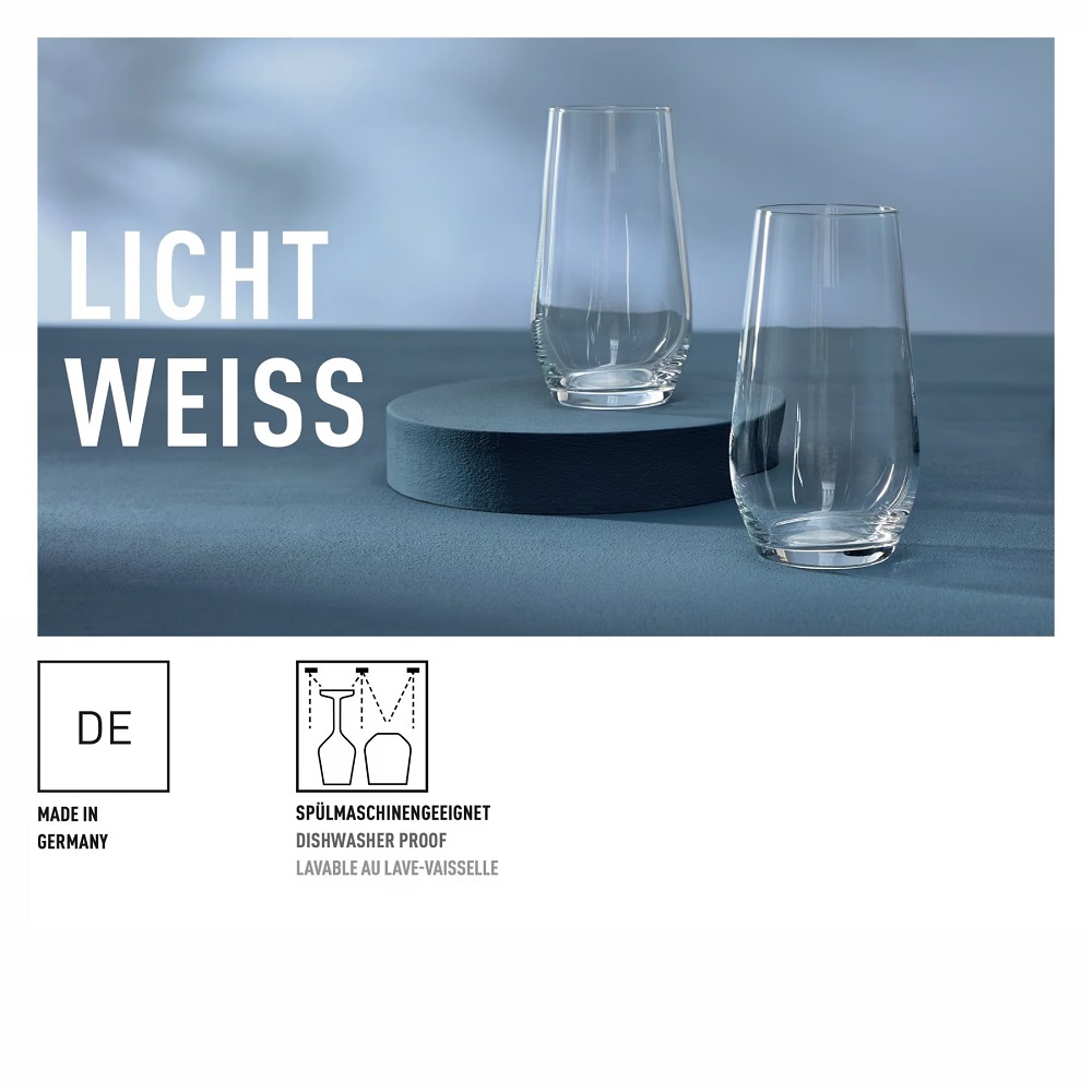 Ritzenhoff Lichtweiß Julie Longdrinkglas hoch 4er Set