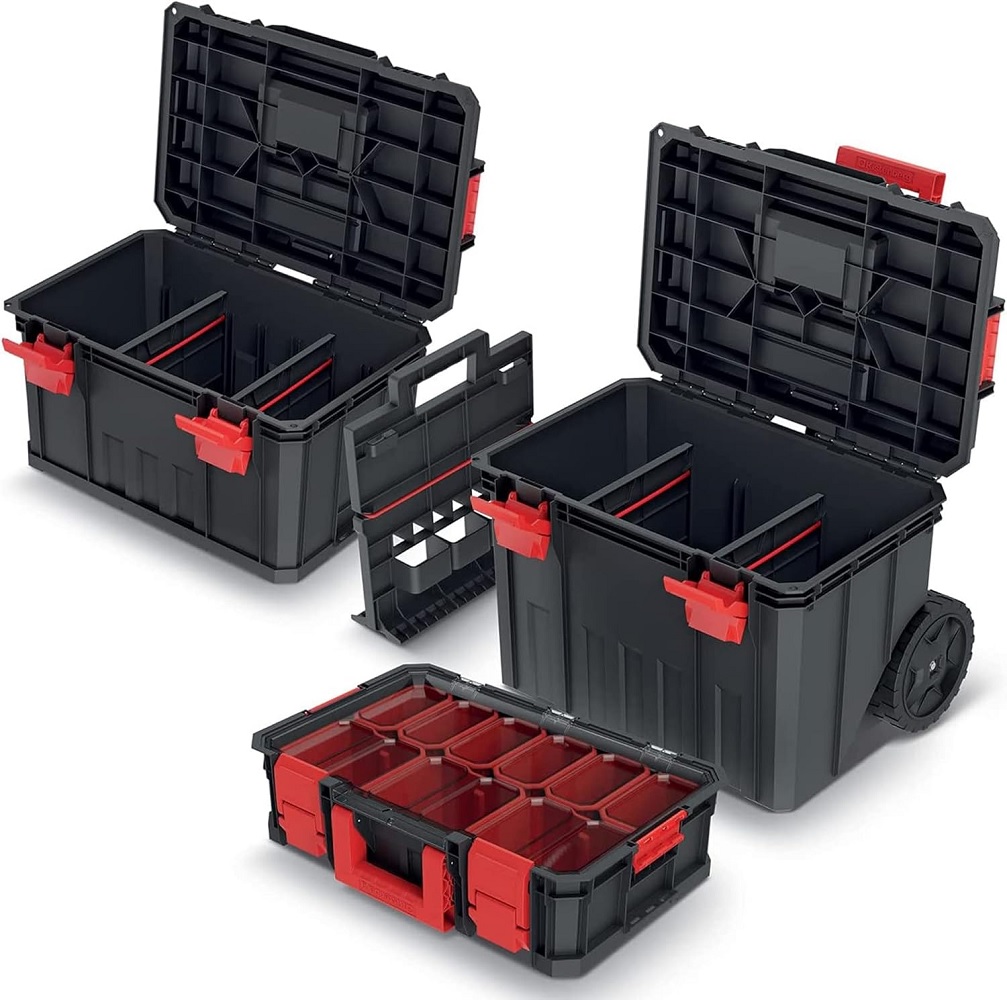 Prosperplast Tool Trolley MODULAR SOLUTION MOBILE Set - schwarz