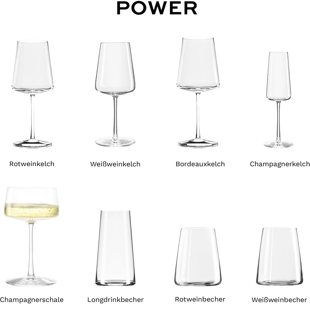 Stölzle Lausitz Power Champagnerschale 6er Set