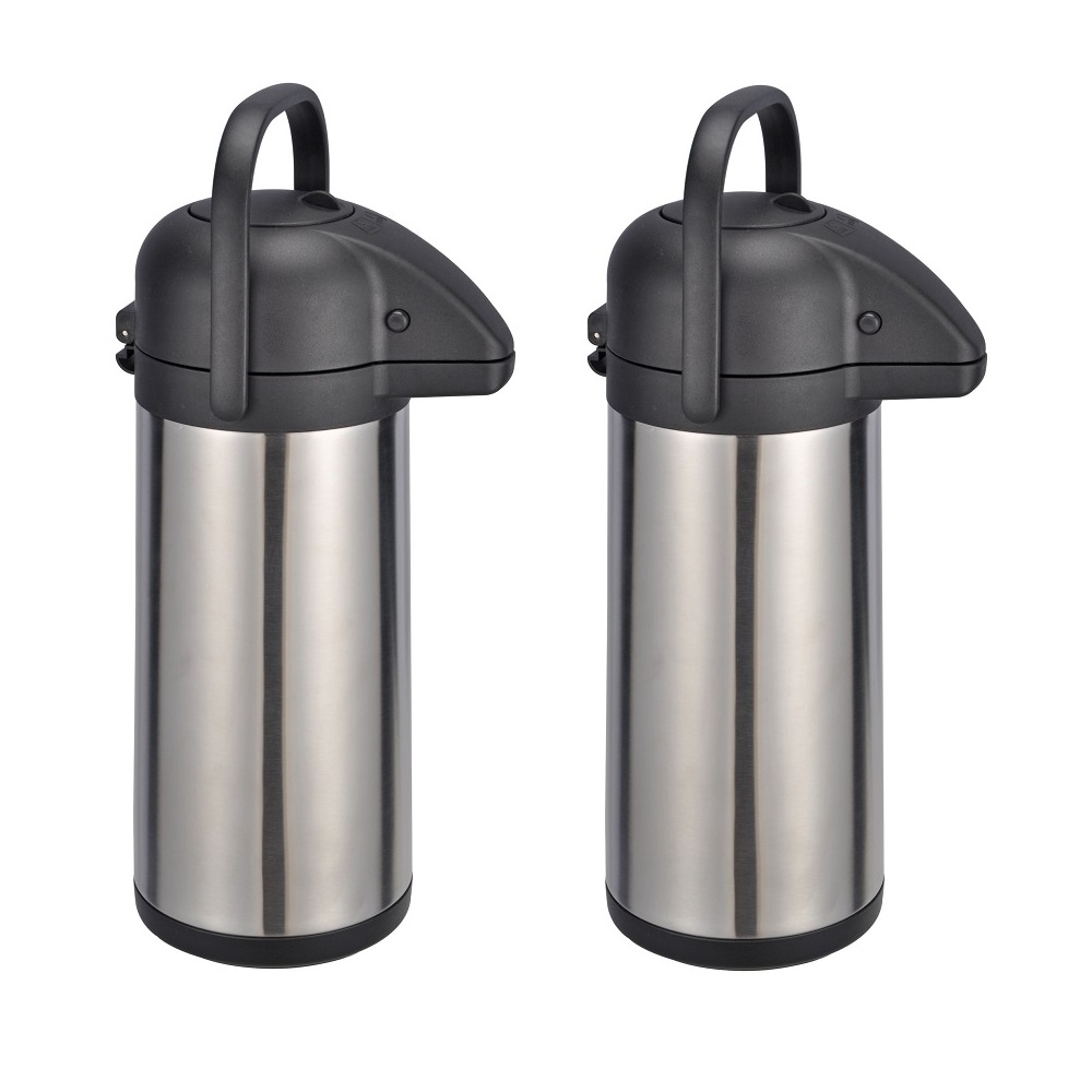 Miranto by HI Airpot 3 Liter aus Edelstahl 2er Set