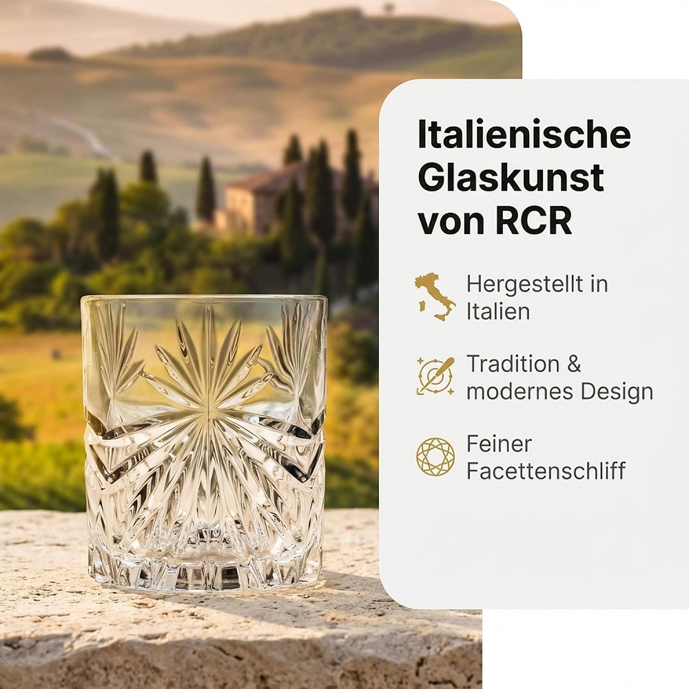 Der-Porzellan-Laden by RCR Oasis Whisky DOF 320 ml 6er set