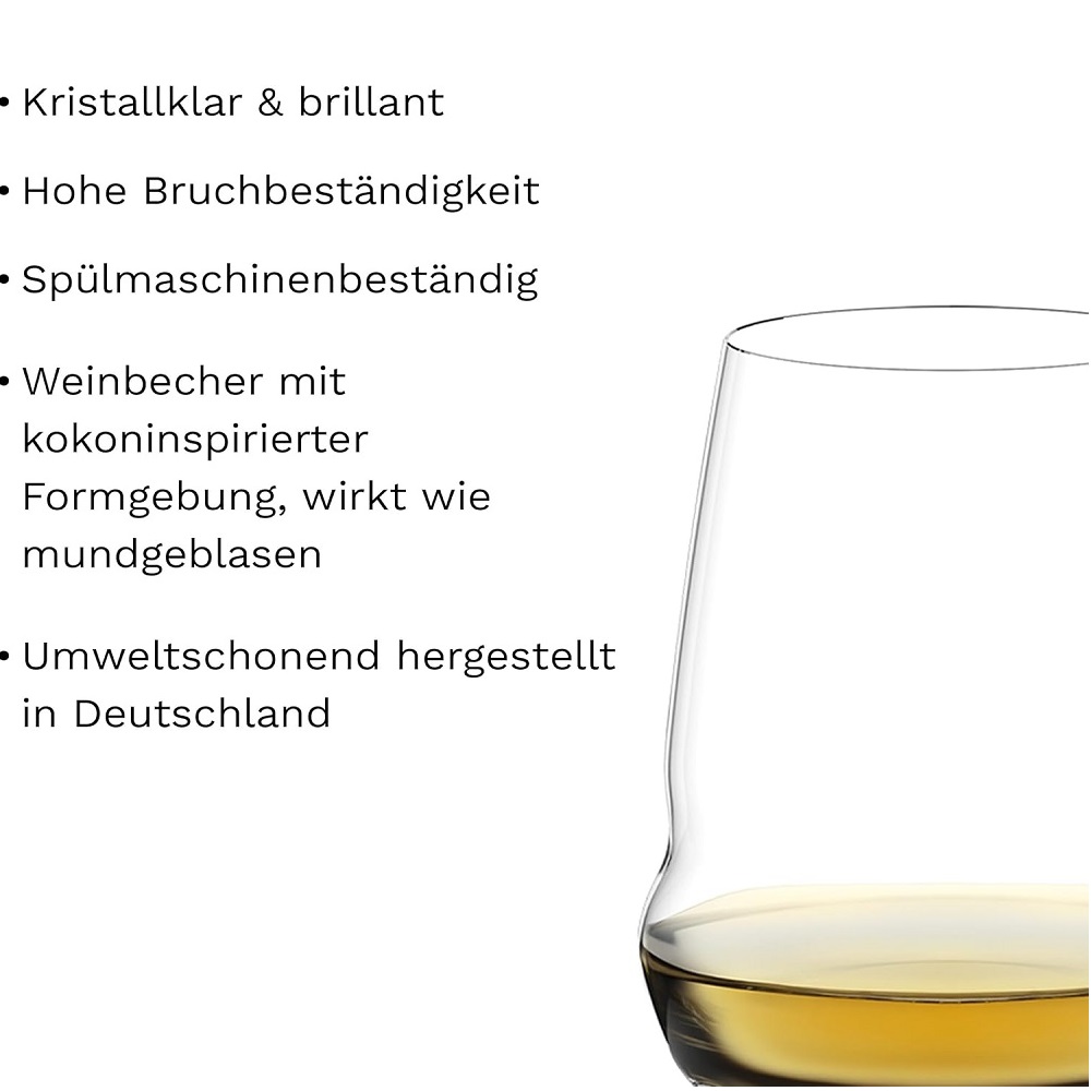 Stölzle Lausitz Cocoon Weißweinbecher 447 ml 6er Set