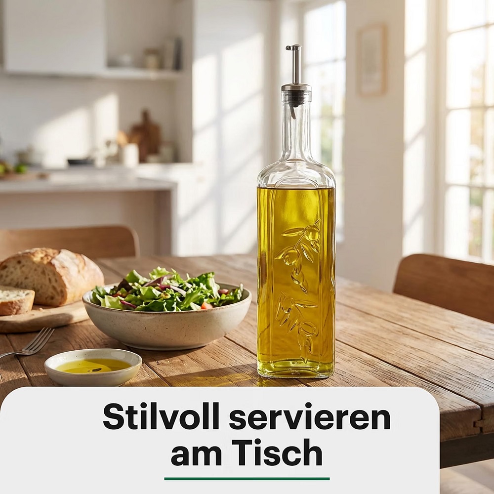 Der-Porzellan-Laden by Pasabahce Homemade Öl und Essigflasche 1000 ml
