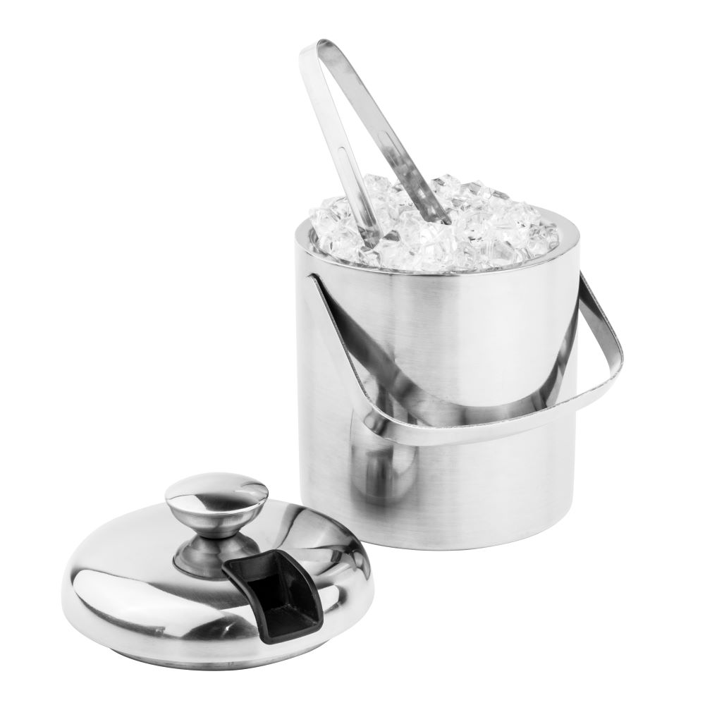 Haushalt International Eiseimer mit Deckel und Zange
