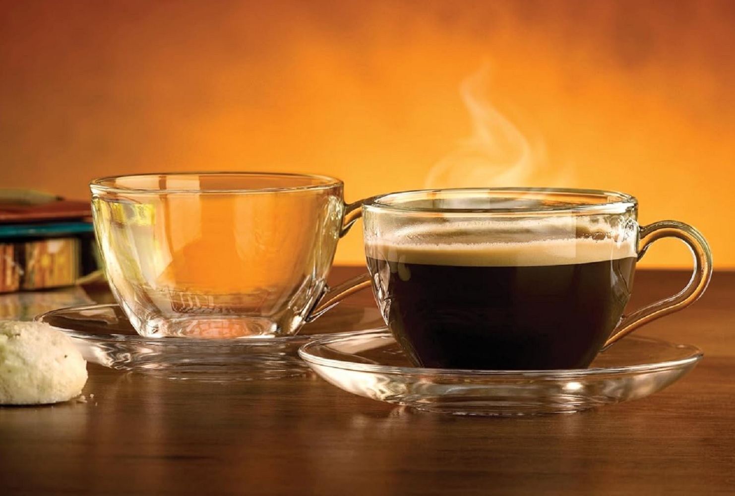 Pasabahce Basic Tasse mit Untertasse 12 tlg.