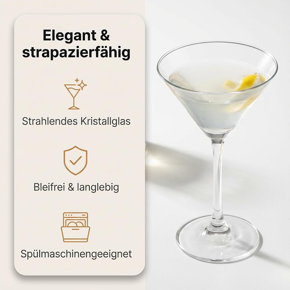 Der-Porzellan-Laden by Pasabahce Enoteca Martiniglas 230 ml 2er Set