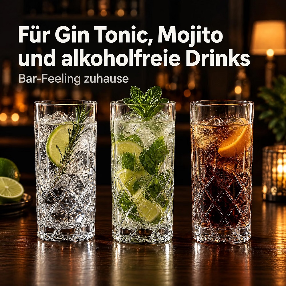 Der-Porzellan-Laden by Nachtmann Noblesse Longdrinkglas 4er Set