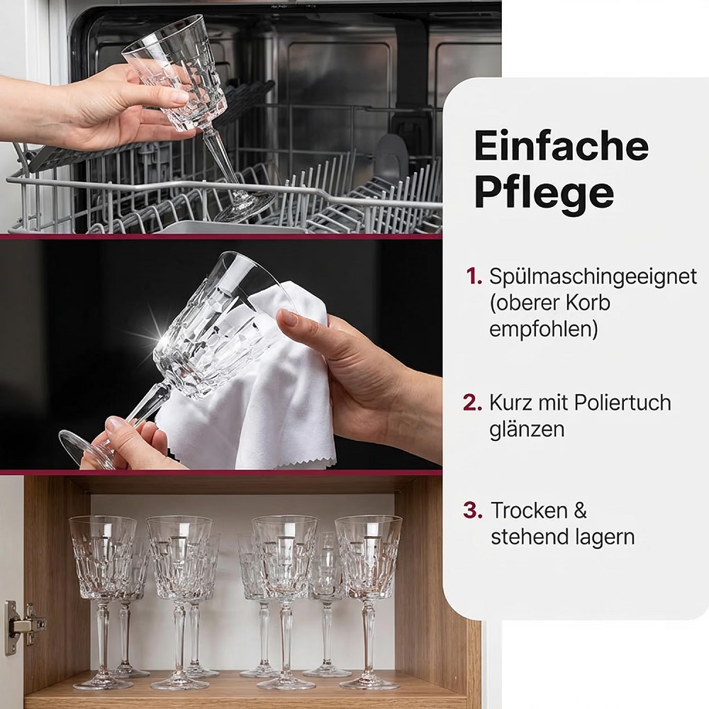 Der-Porzellan-Laden by RCR Etna Goblet 2 Weingläser 280 ml 6er Set