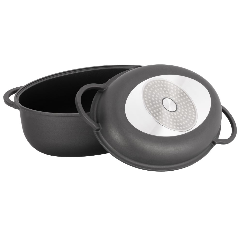 Haushalt International Aluguss-Bräter oval