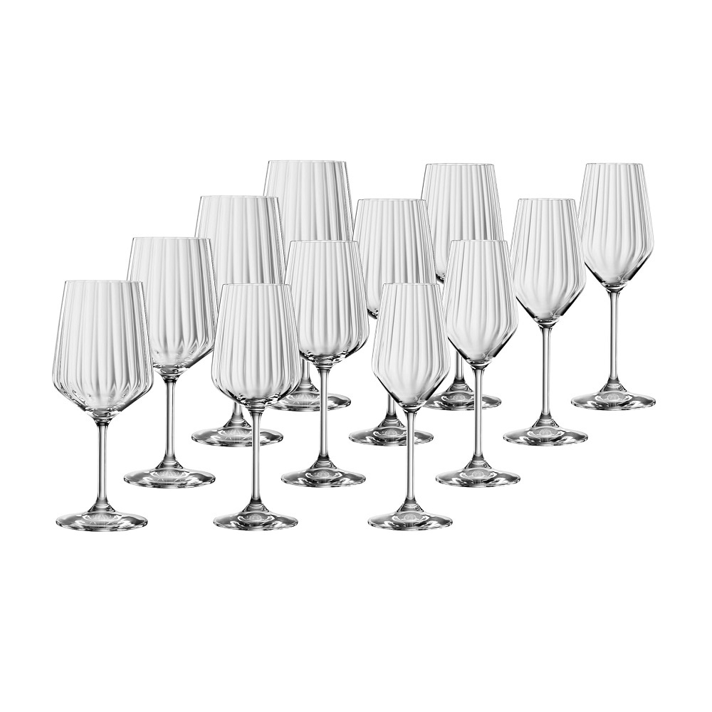 Spiegelau Lifestyle 4x Rotwein + 4x Weißwein + Champagner Gläser