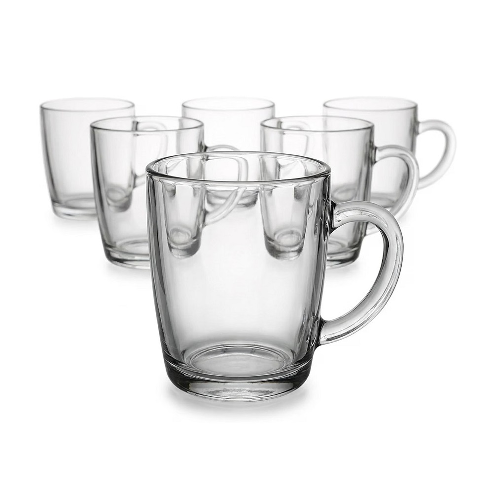 Der-Porzellan-Laden by Pasabahce Basic Henkeltasse 350 ml 6er Set