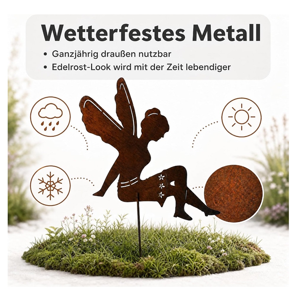 Elfe zum Stecken 54 x 45 cm