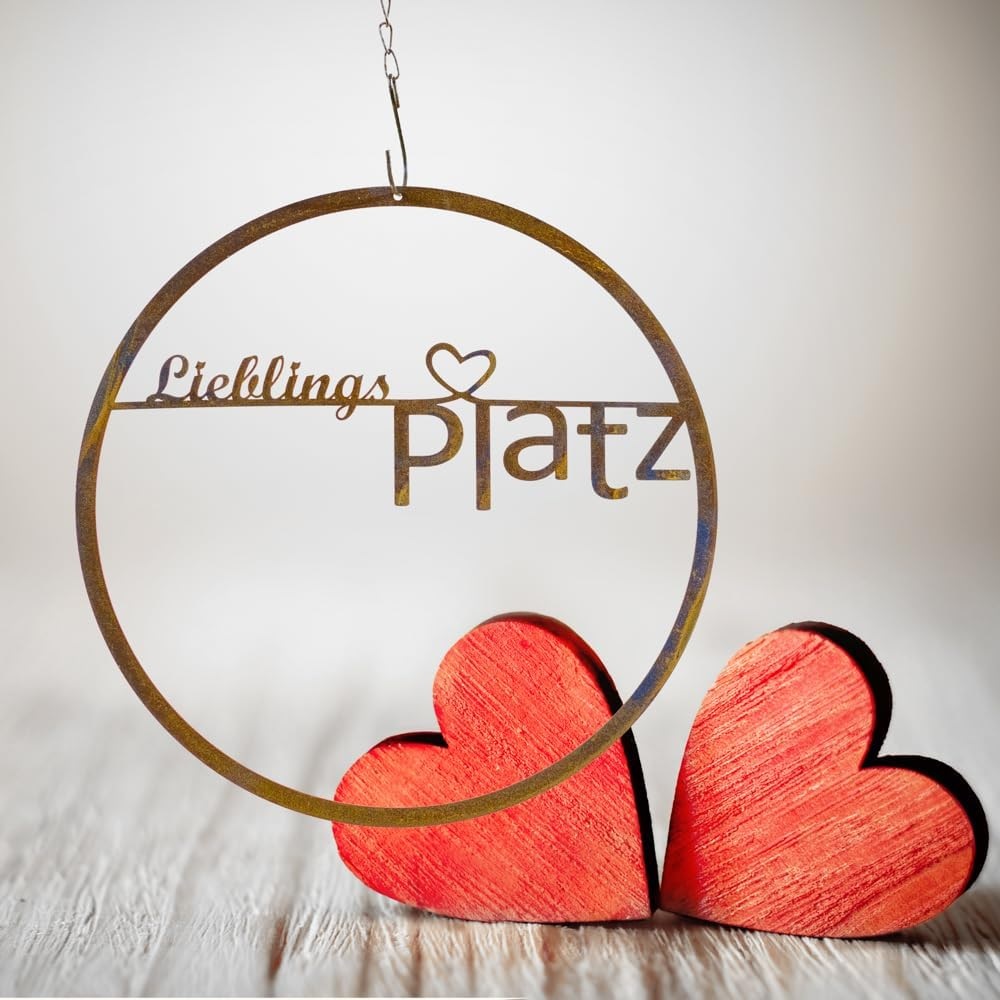 Schild " Lieblings Platz " Ø 30 cm