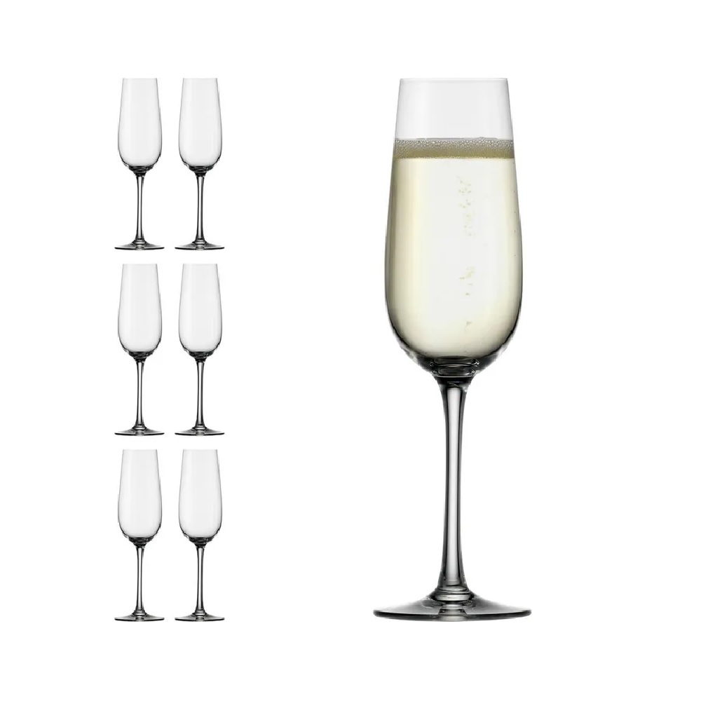Stölzle Lausitz Weinland Champagner 6er Set
