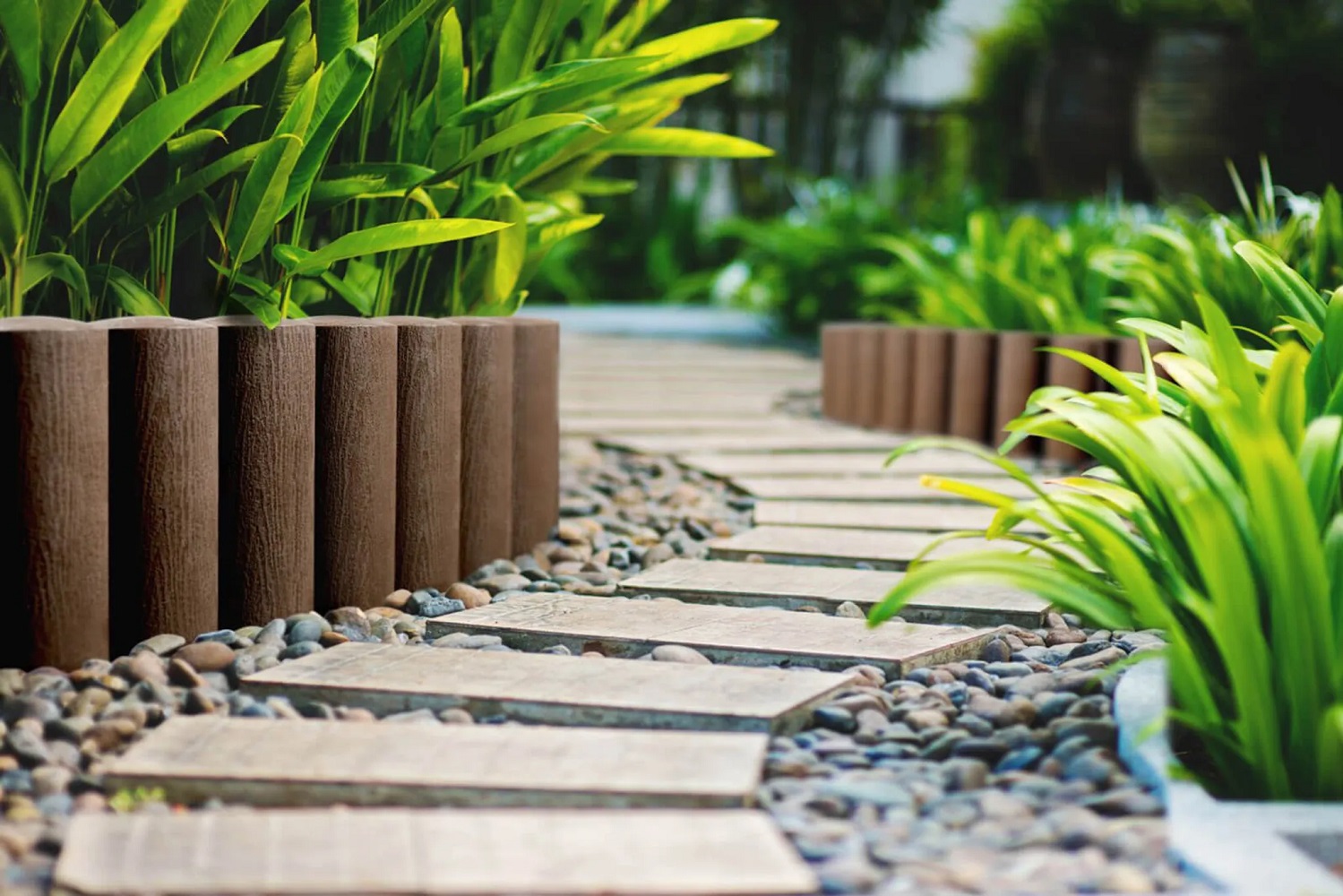 Cellfast Gartenpalisade STANDARD 41,4 m braun
