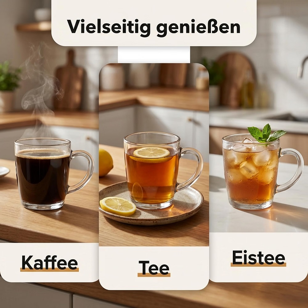 Der-Porzellan-Laden by Pasabahce Basic Henkeltasse 350 ml 2er Set
