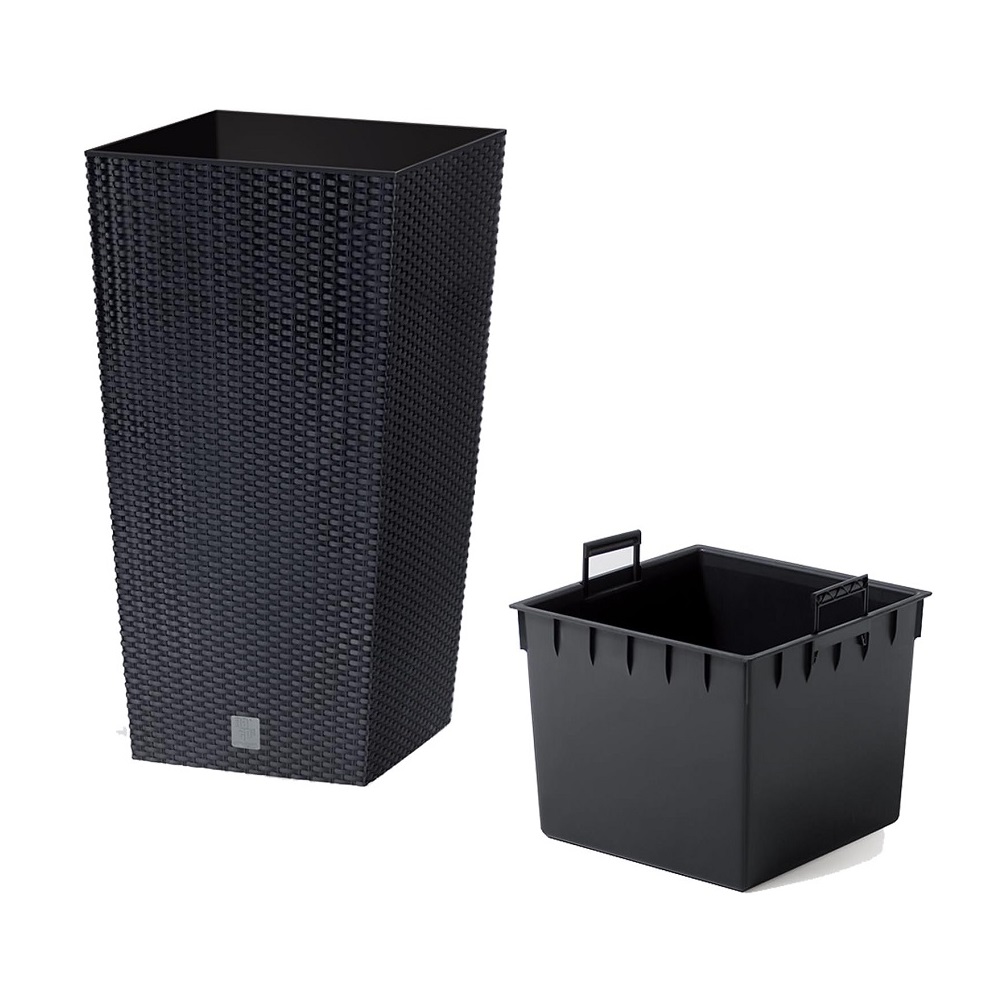 Prosperplast Blumentopf RATO SQUARE - anthrazit