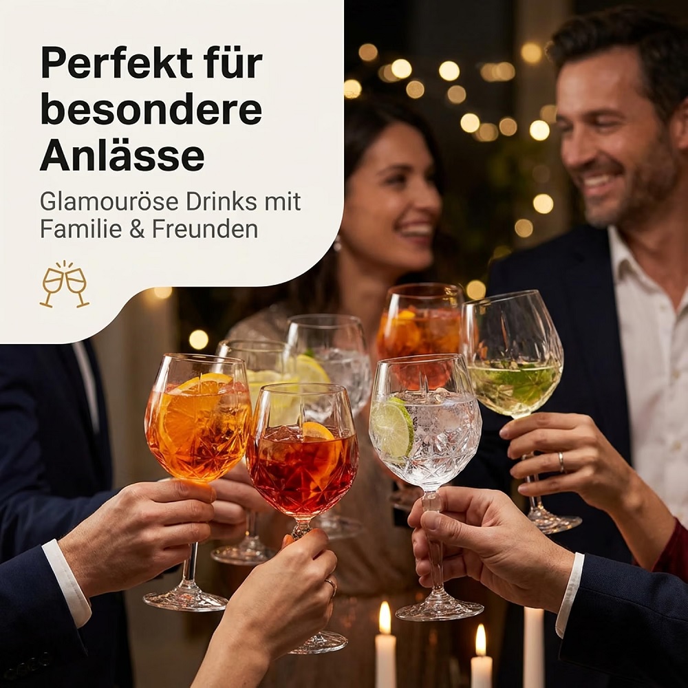 Der-Porzellan-Laden by RCR Alkemist Cocktailglas 670 ml 6er Set