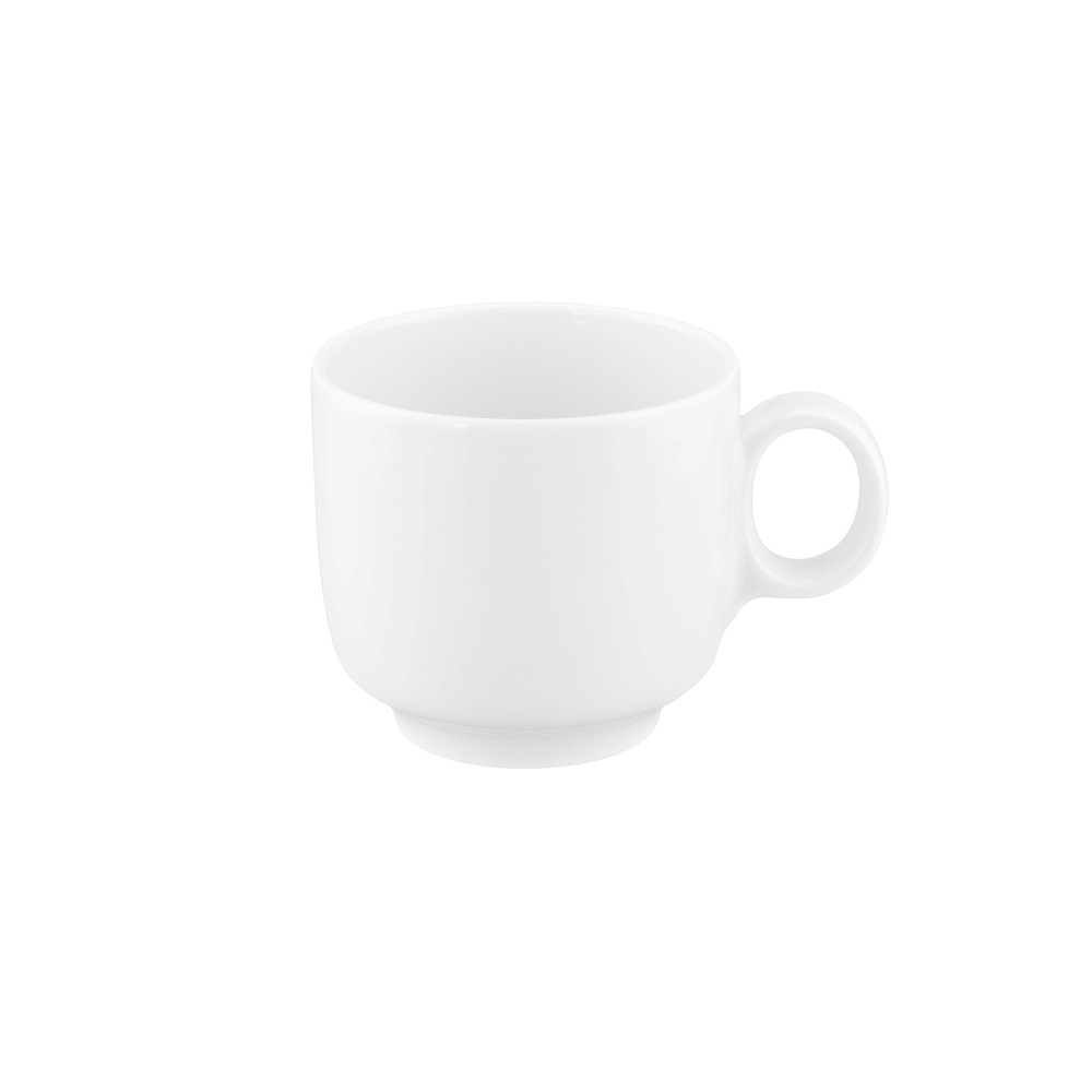 Seltmann Weiden Sento Home weiß Cappuccinoobertasse 0,30 l mit Henkel
