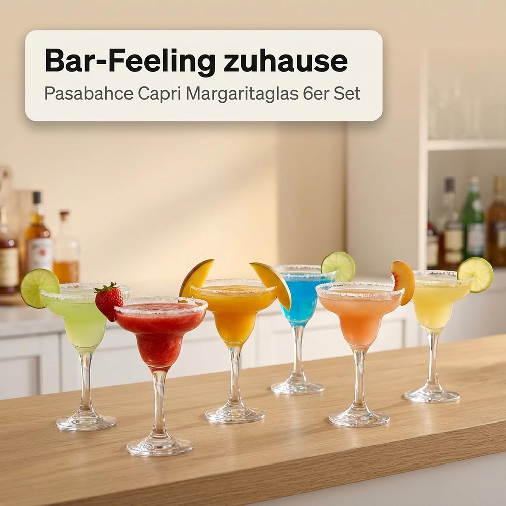 Der-Porzellan-Laden by Pasabahce Capri Margaritaglas 6er Set