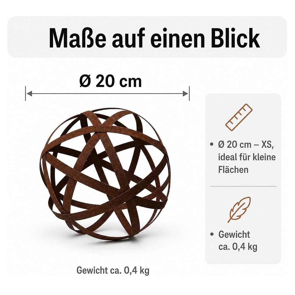 Der-Porzellan-Laden Kugel 20 cm