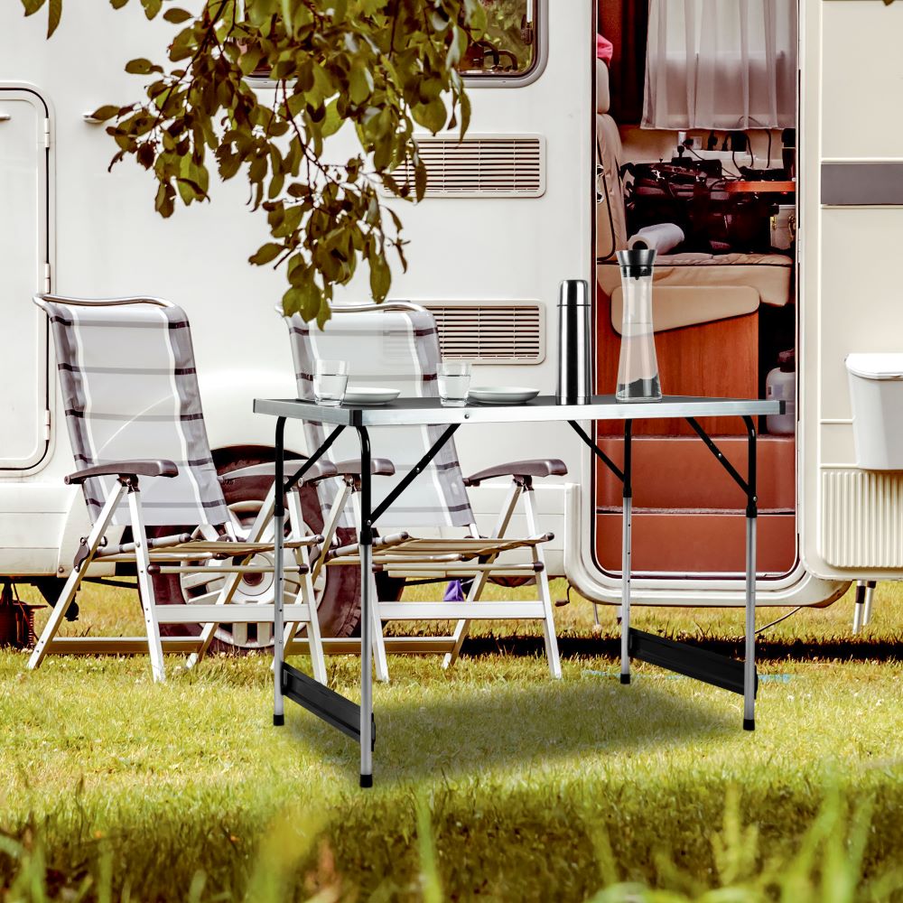 Haushalt International Universaltisch, Campingtisch, Maße 100 x 60 cm