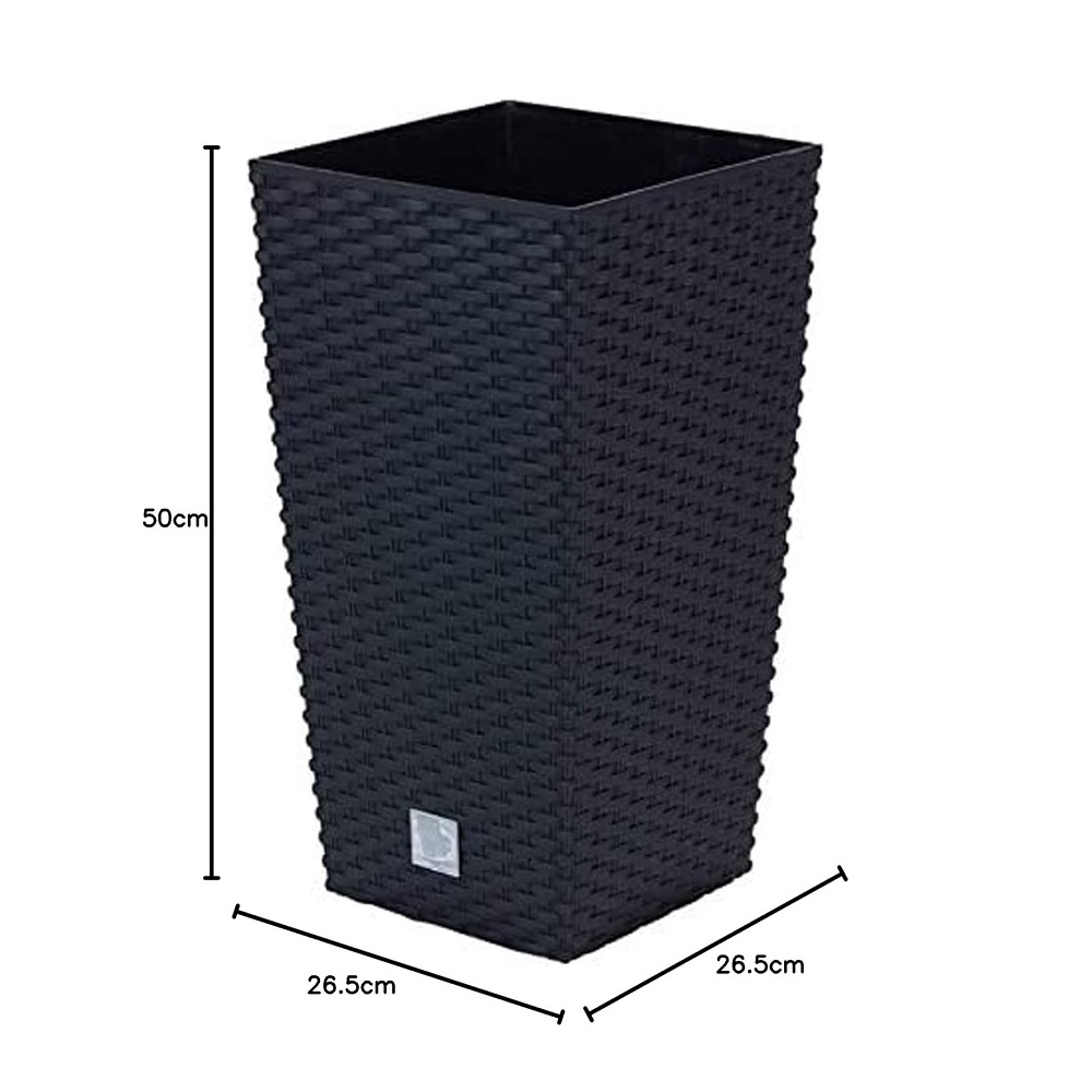 Prosperplast Blumentopf RATO SQUARE - anthrazit