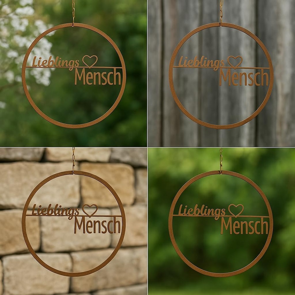 Schild "Lieblings Mensch" Ø 30 cm