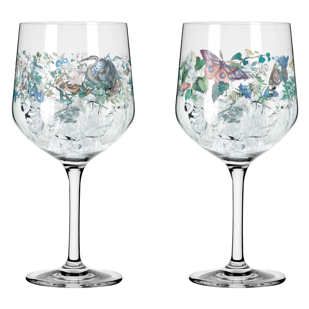 Ritzenhoff Schattenfauna Gin Kelch #7 #8 C. Mcallister H25 2er Set