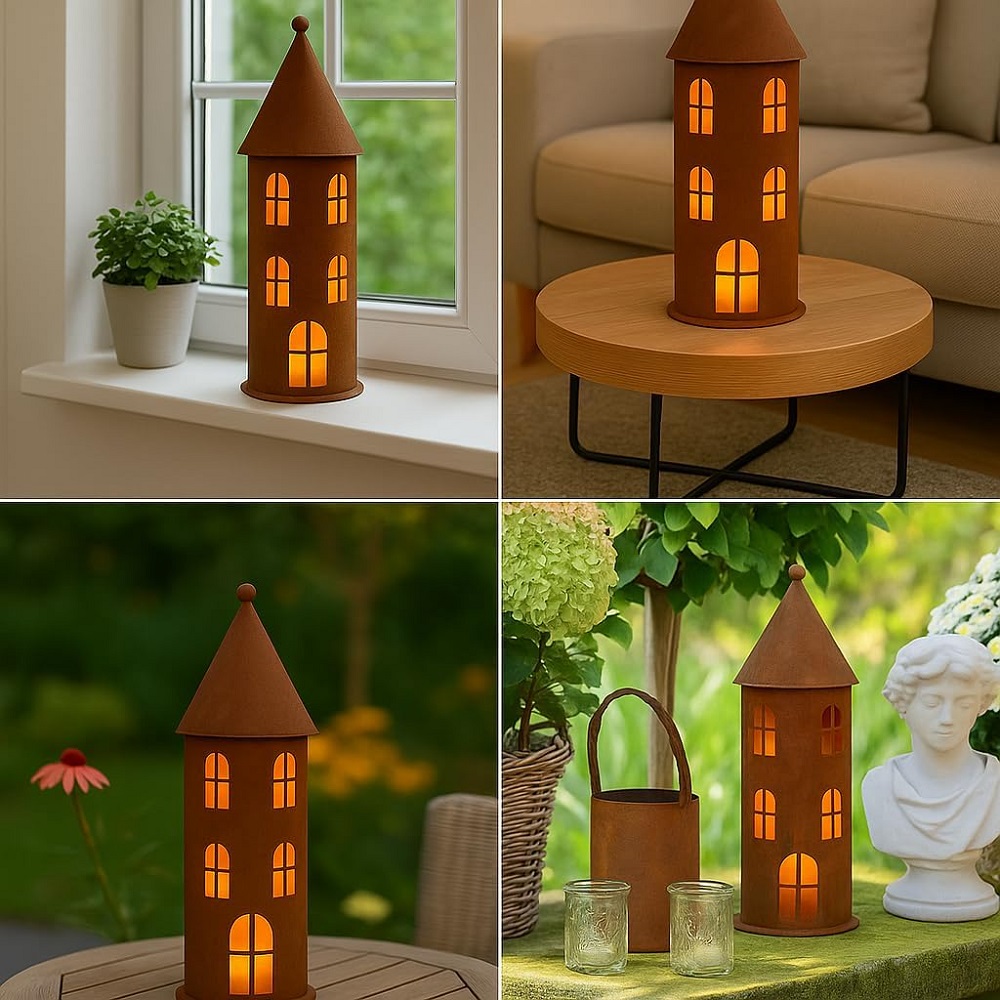 Windlicht "Turm" 58 cm