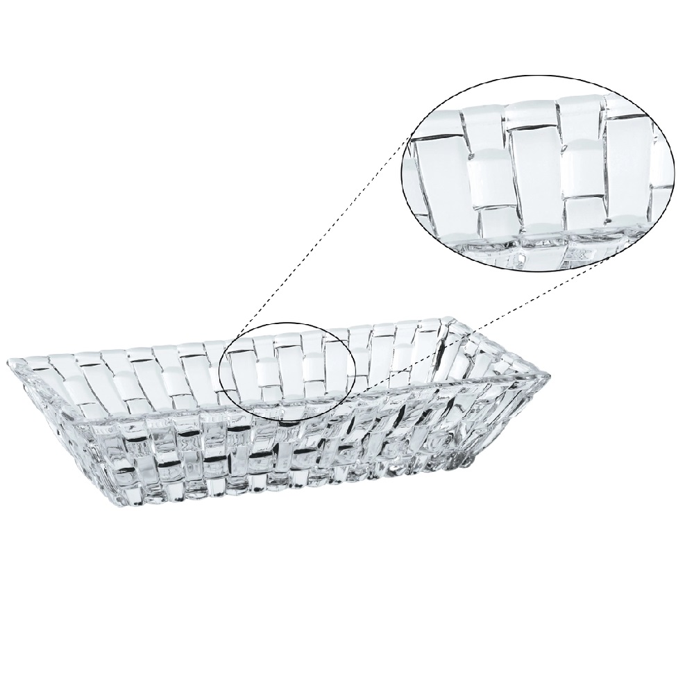 Nachtmann Bossa Nova Schale Rechteckig 17x8,5x3,6 cm 2er Set