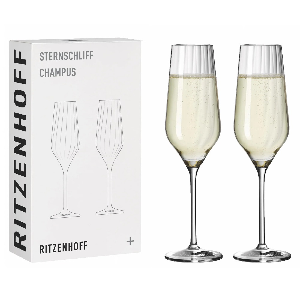 Ritzenhoff Sternschliff Champus 2er #1 F22