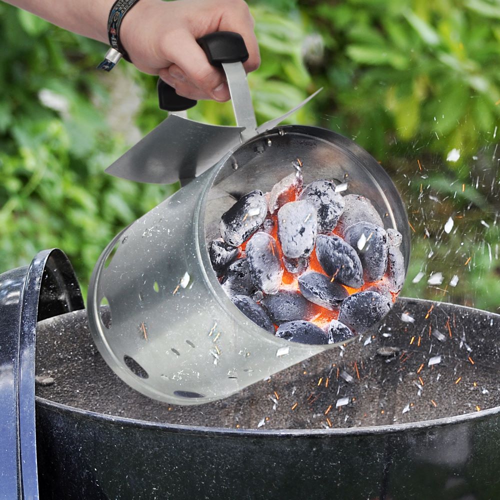 Haushalt International Anzündkamin aus Metall - Kohlestarter