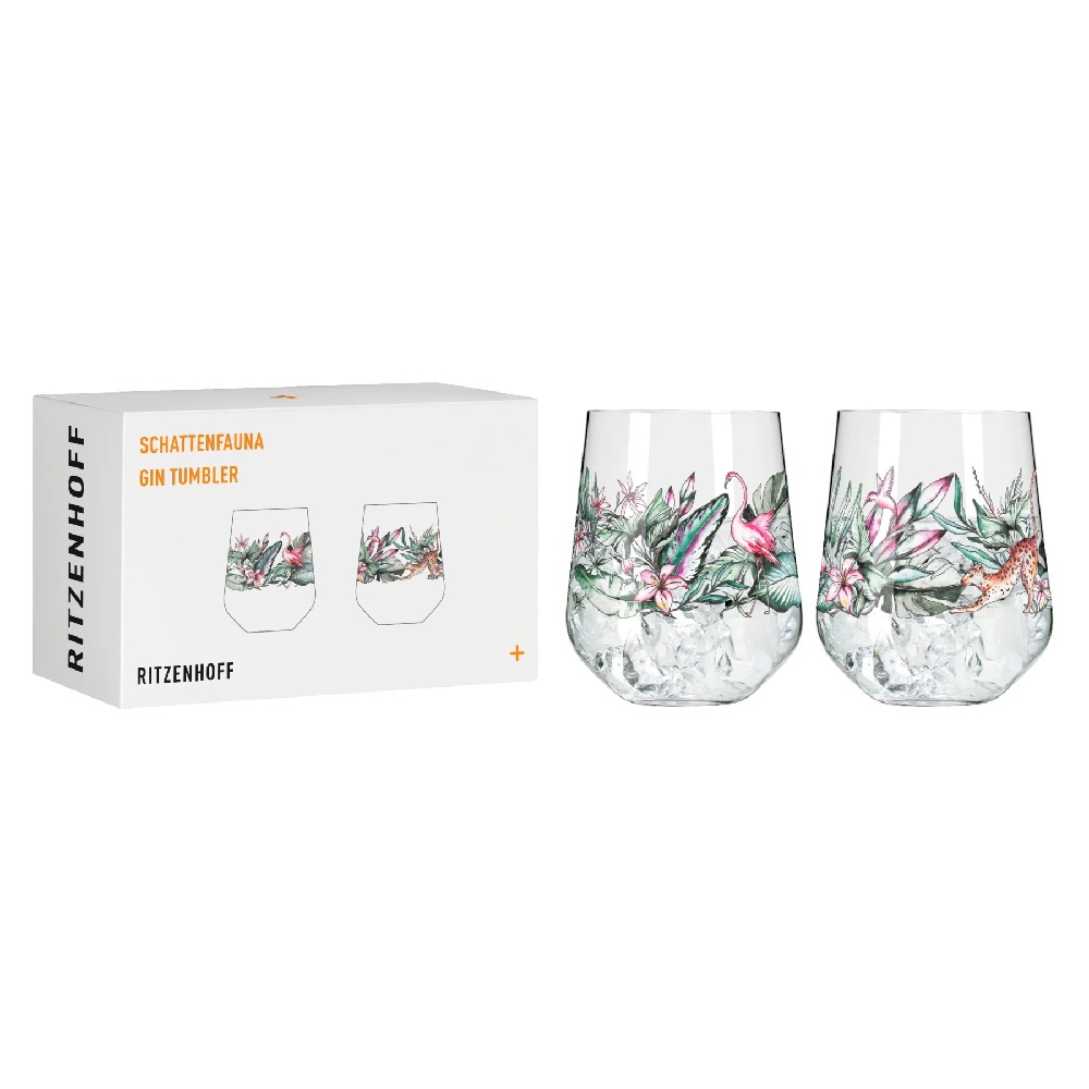 Ritzenhoff Schattenfauna Gin Tumbler 2er #5 #6 RDT H24