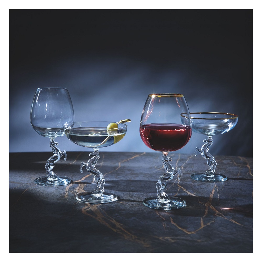Ritzenhoff Reitkristall Wein Cocktail Goldrand #2 RDT H25