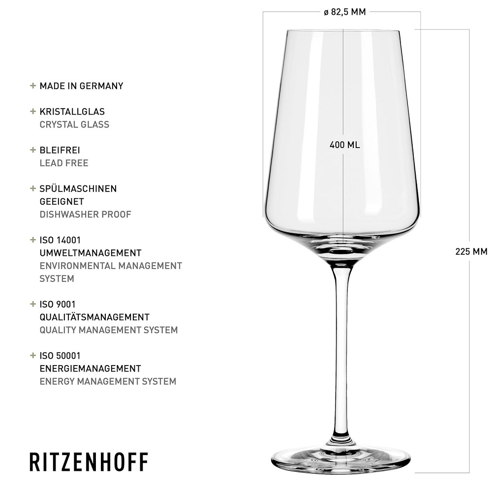 Ritzenhoff Lichtweiß Julie Weißweinglas 2er Set