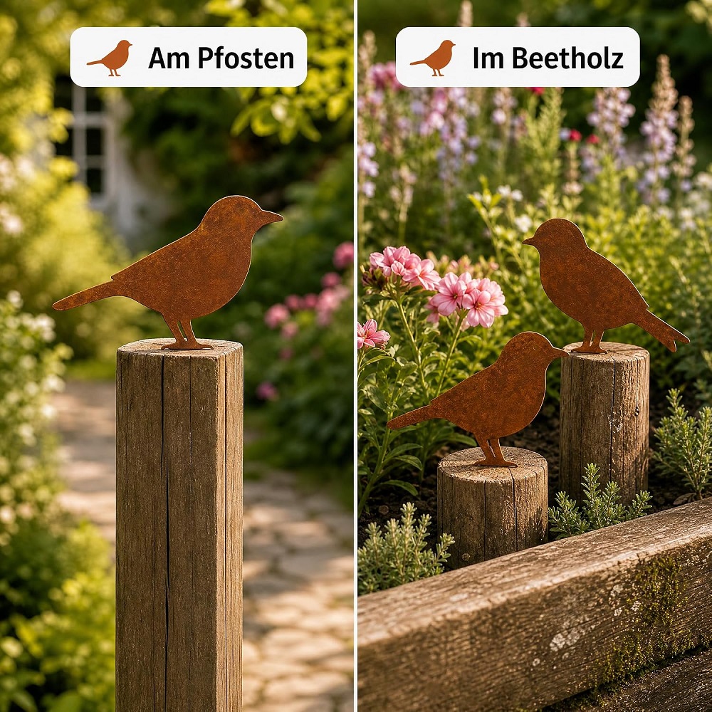 Schraubvögel 5 verschiedene im Set