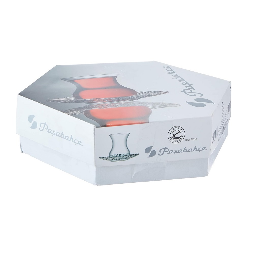 Pasabahce Aurora Teeset Tasse und Untertasse 12tlg.