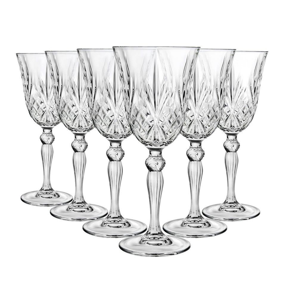 Der-Porzellan-Laden by RCR Melodia Goblet 3 Weißwein 210 ml 6er Set