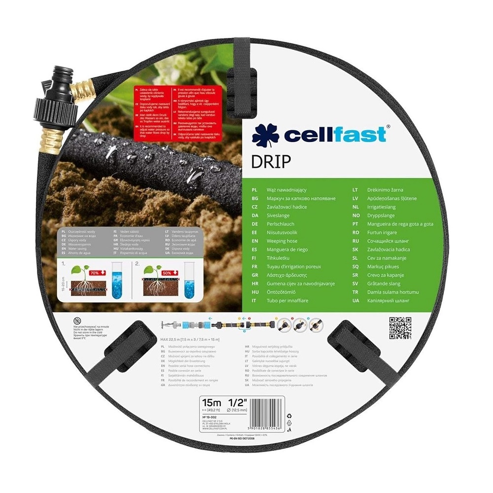 Cellfast Perlschlauch DRIP 1/2" 15 m