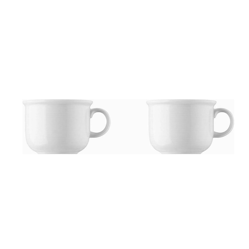Thomas Trend Weiss Kaffeeobertasse Zylindrisch 0,18 l 2er Set