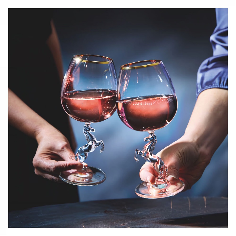 Ritzenhoff Reitkristall Wein Cocktail Goldrand #2 RDT H25
