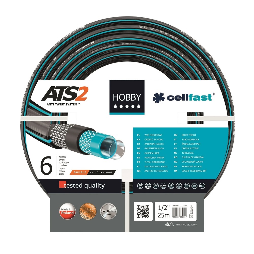 Cellfast Gartenschlauch HOBBY 1/2" 25 m