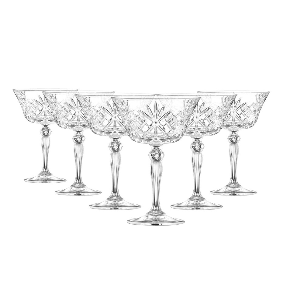 RCR Melodia Champagnerschale 260 ml 6er Set