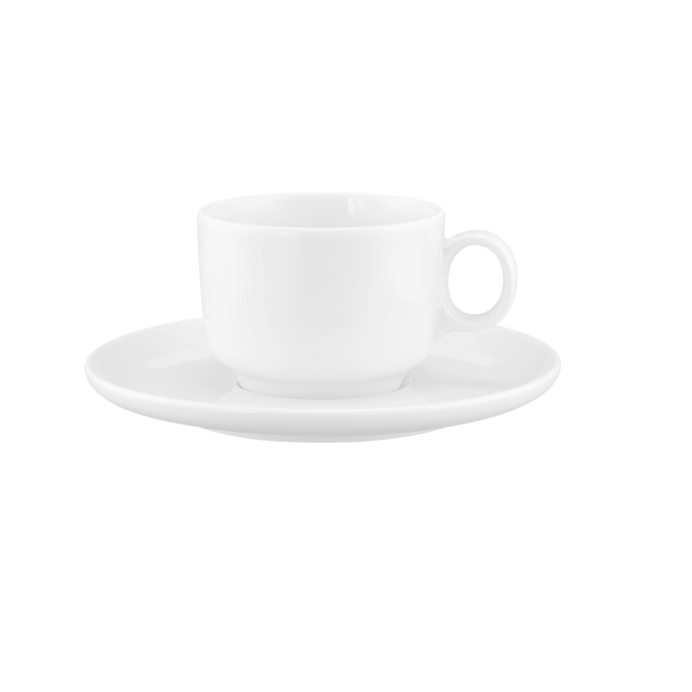 Seltmann Weiden Sento Home weiß Cappuccinoobertasse 0,30 l mit Henkel